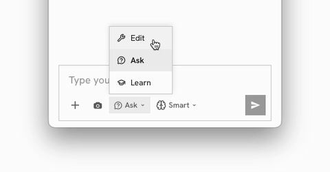 The message composer
