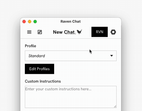 Opening the profile dropdown and activating Kangaroo2