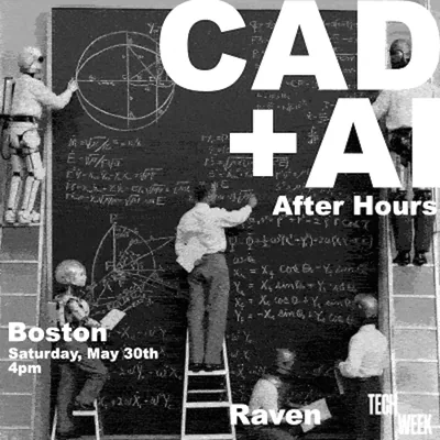 CAD + AI Boston sticker