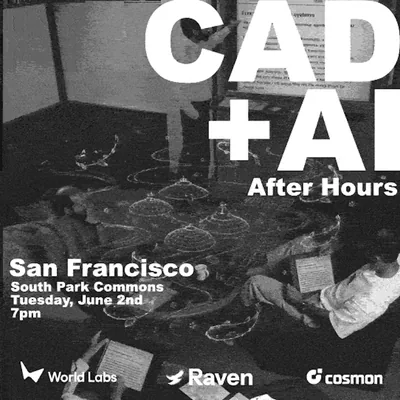 CAD + AI San Francisco sticker