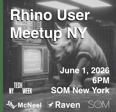 Rhino User Meetup NY sticker
